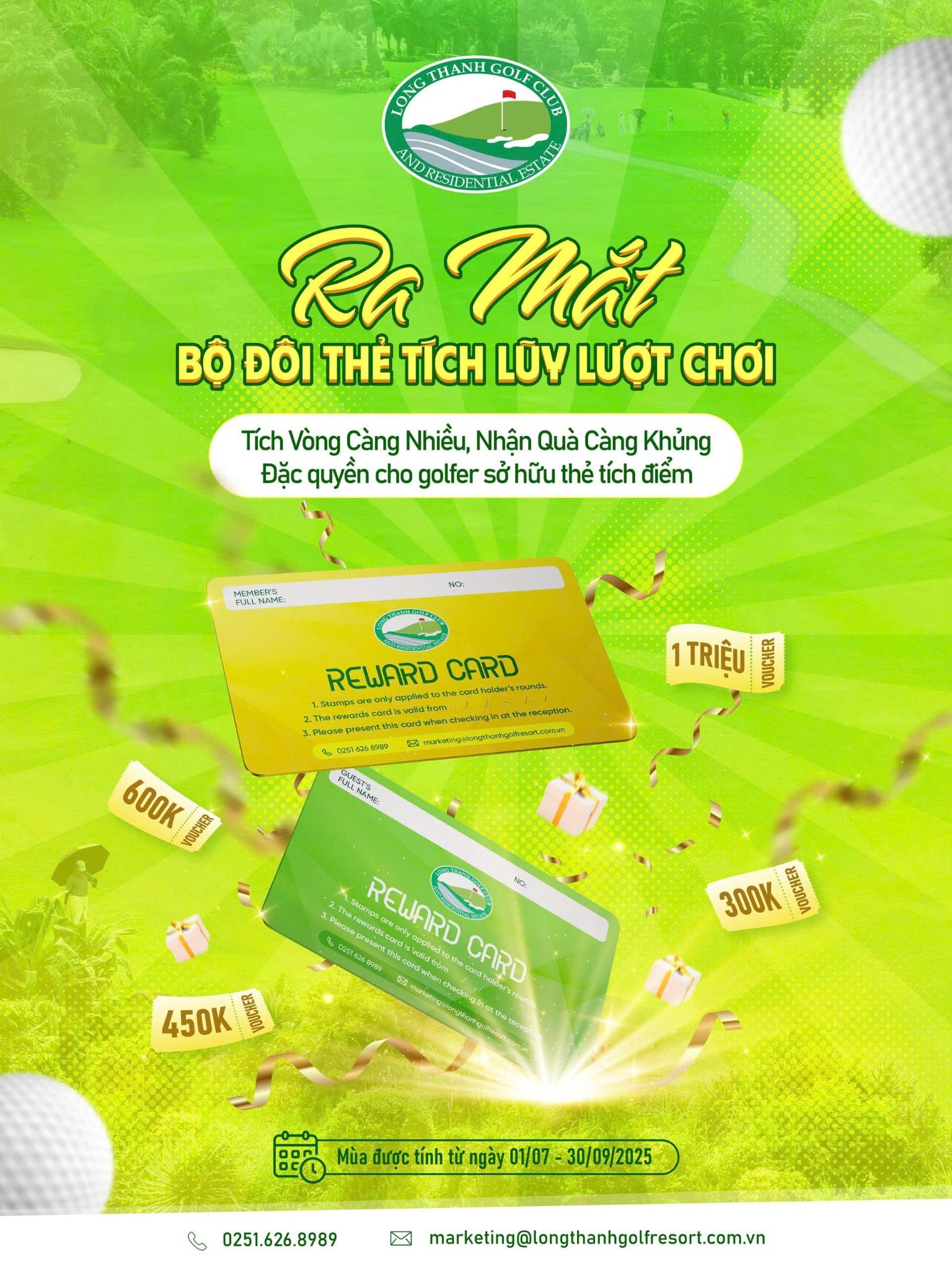 Ra mắt thẻ tích lũy lượt chơi - Tích vòng càng nhiều nhận quà càng khủng